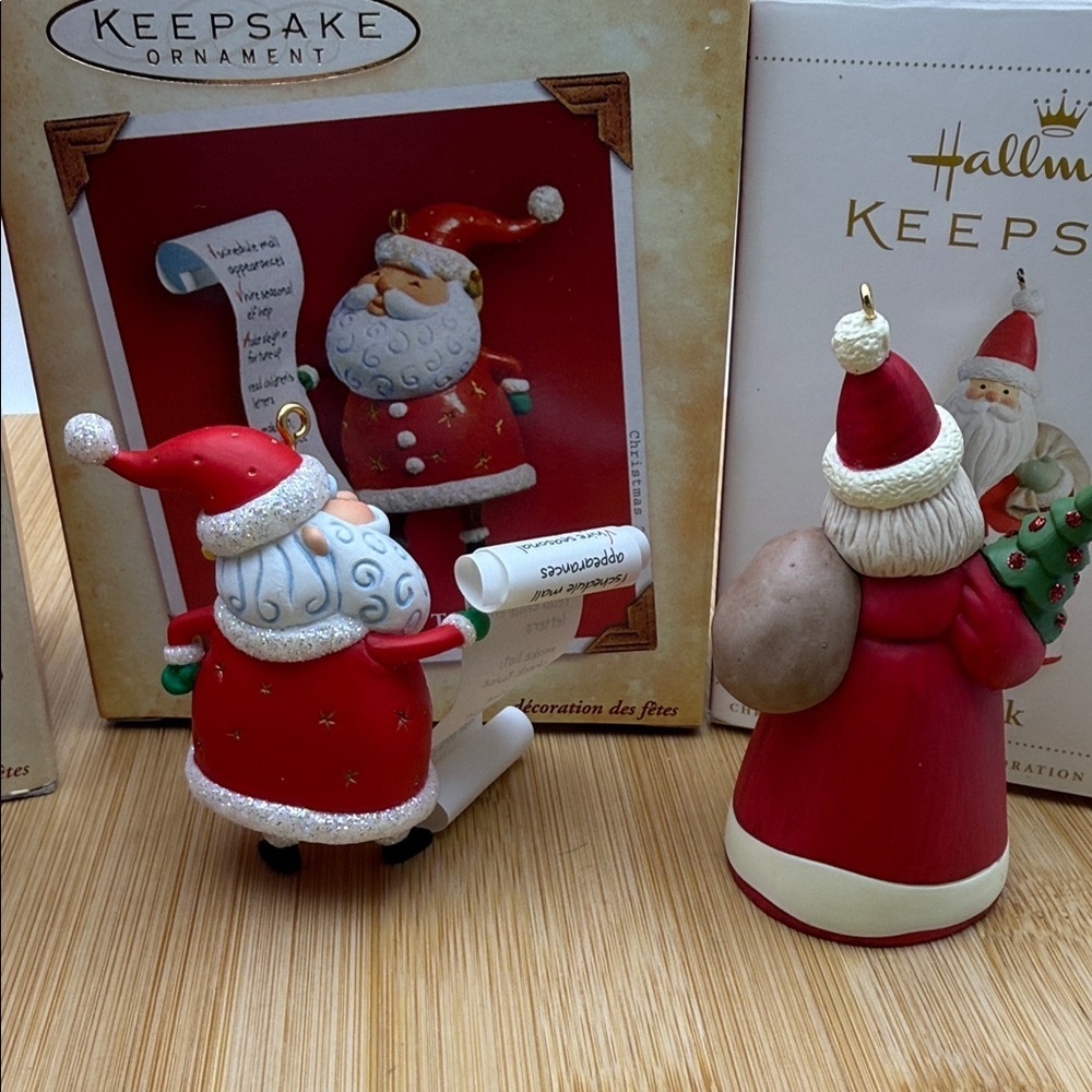 Hallmark Keepsake Santa Ornament Trio Kris Kringle, So Much to Do! & St. Nick - Picture 7 of 10